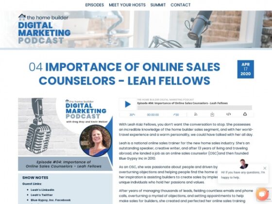 digital marketing podcast website