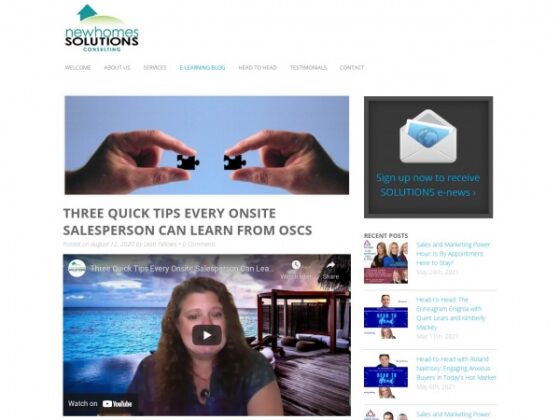 featured new home solutions website
